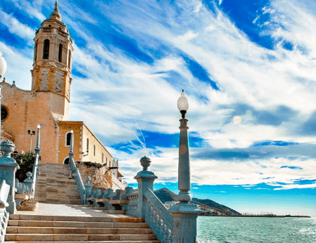 Barcelona Spain in summer